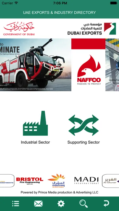 Screenshot di UAE Exports