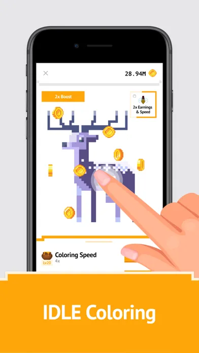 Idle Pixel Art Coloring Book應用截圖