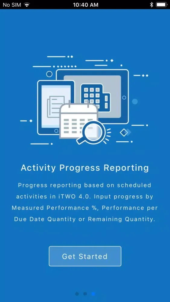 iTWO 4.0 Progress स्क्रीनशॉट