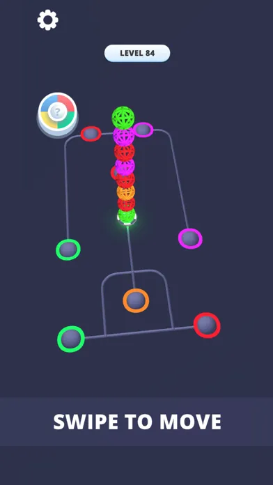 Screenshot di Line Dash - Ball Sort Puzzle