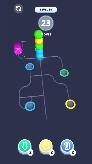 Screenshot di Line Dash - Ball Sort Puzzle