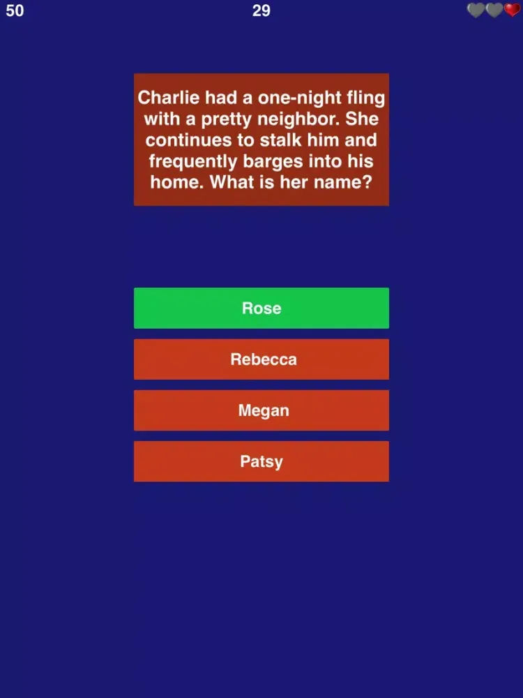 Trivia for Two and a Half Men - Sitcom TV Fan Quiz iPad  স্ক্রিনশট