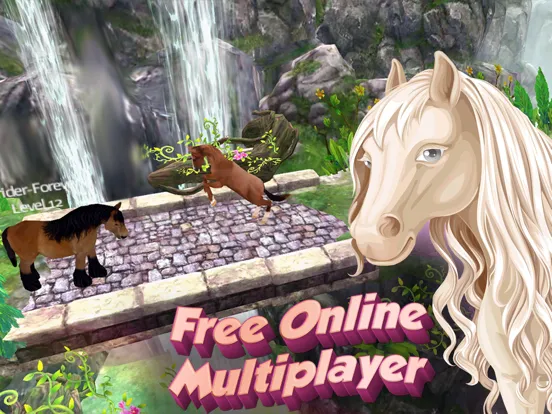 Tangkapan layar Horse Quest Online 3D Simulator - My Multiplayer Pony Adventure iPad 