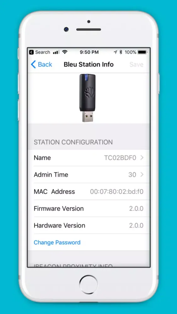 Bleu Setup سکرین شاٹس