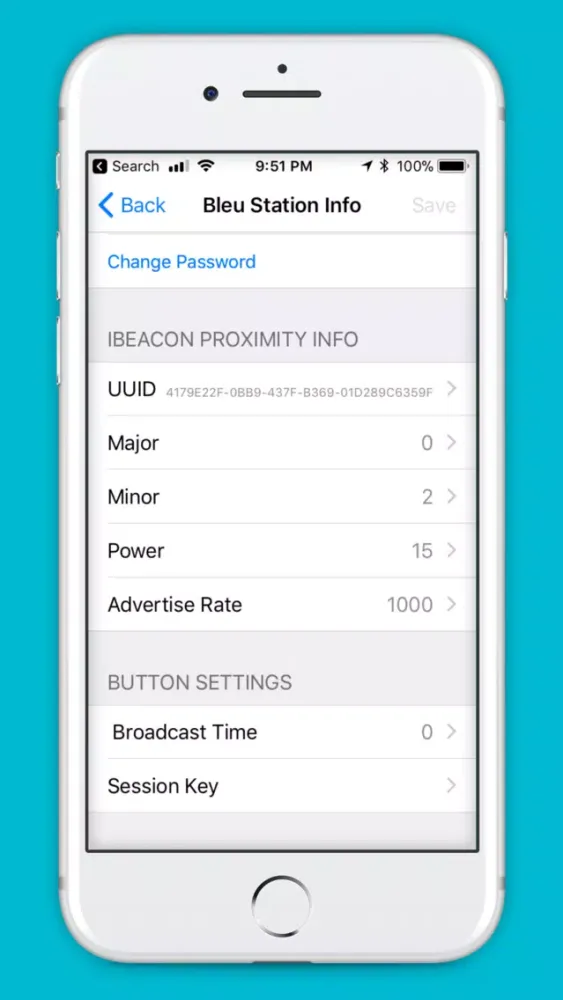 Bleu Setup سکرین شاٹس