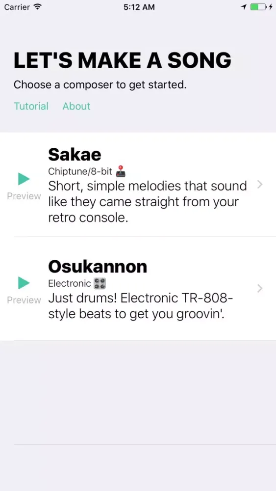 Photo/Phono Screenshots