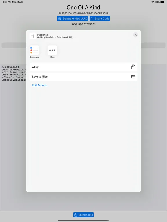 OneOAK iPad  Screenshots