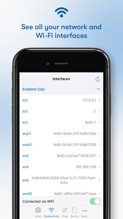 Ảnh chụp màn hình của NetUtils - Network Utilities