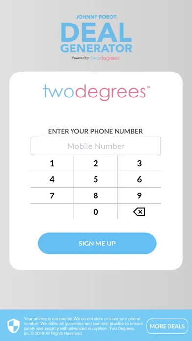 Two Degrees for Stores スクリーンショット