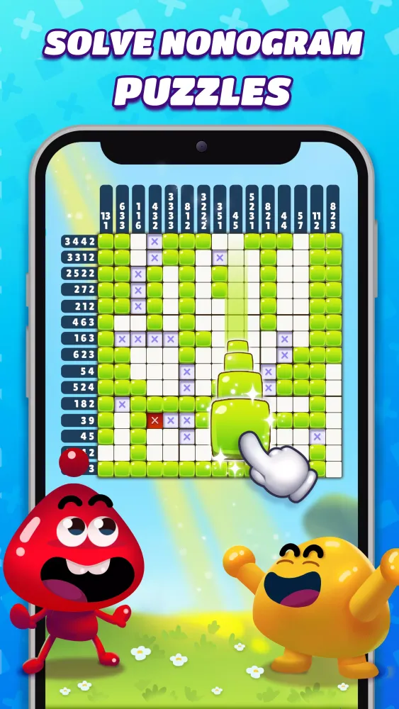 Capturas de pantalla de Nonogram Crossing Logic Puzzle