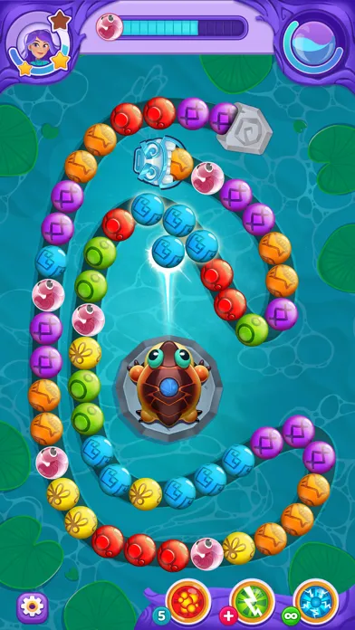 Capturas de tela do Viola’s Quest: Marble Blast