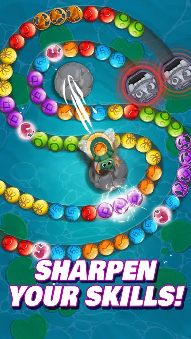 Capturas de tela do Viola’s Quest: Marble Blast