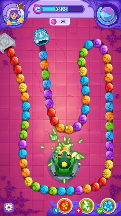 Capturas de tela do Viola’s Quest: Marble Blast