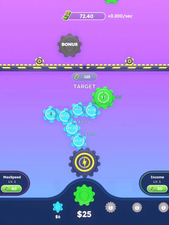 Screenshot di Cogs Clicker iPad 
