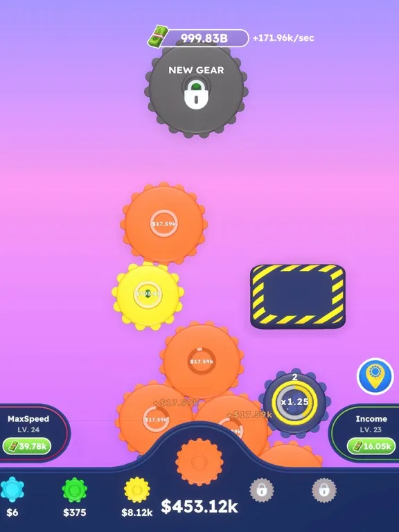 Screenshot di Cogs Clicker iPad 