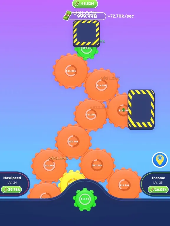 Screenshot di Cogs Clicker iPad 