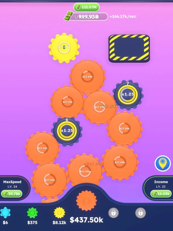 Screenshot di Cogs Clicker iPad 