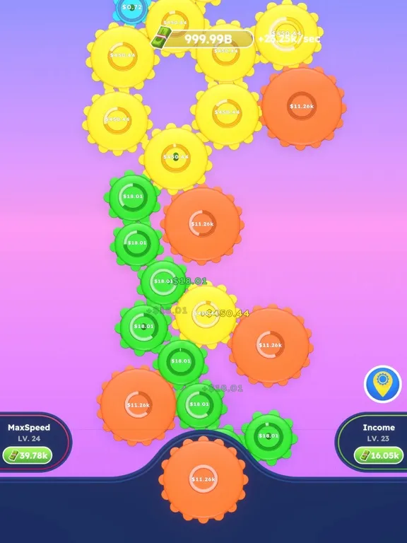 Screenshot di Cogs Clicker iPad 