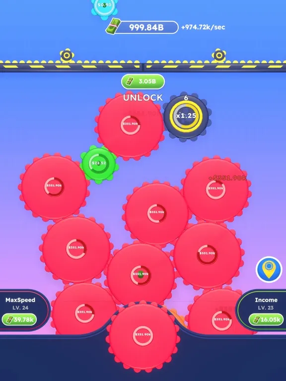 Screenshot di Cogs Clicker iPad 