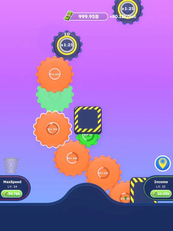 Screenshot di Cogs Clicker iPad 