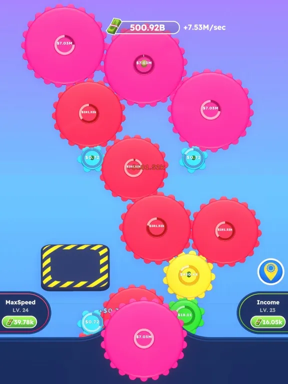 Screenshot di Cogs Clicker iPad 