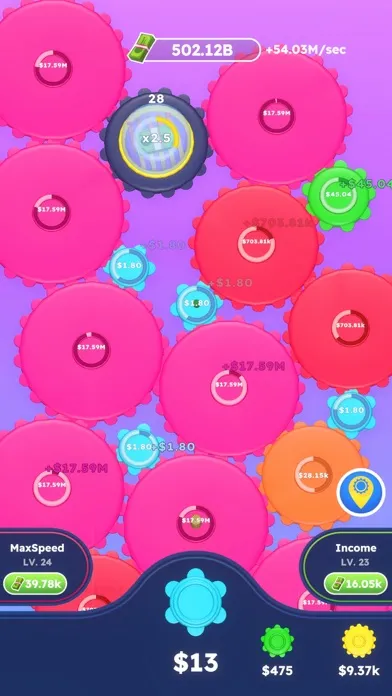 Screenshot di Cogs Clicker