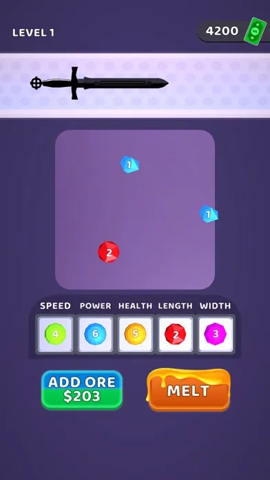 Screenshot di Cut and Melt