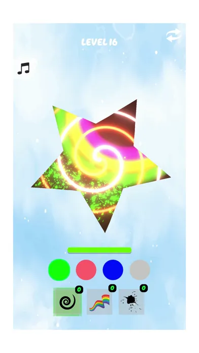 Capturas de tela do Hypnotic Painting