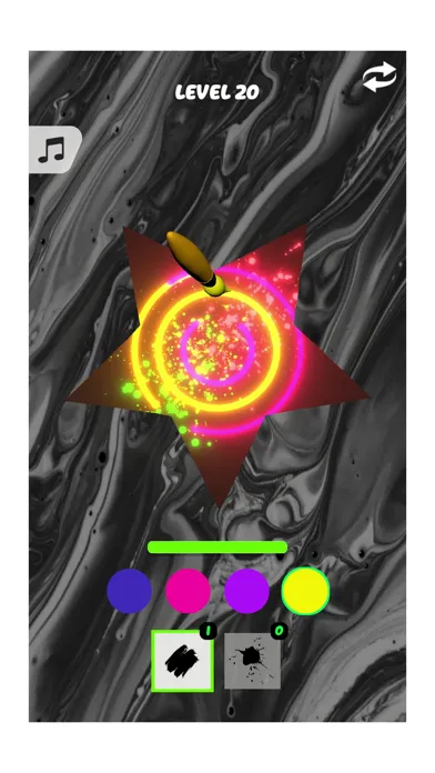 Capturas de tela do Hypnotic Painting