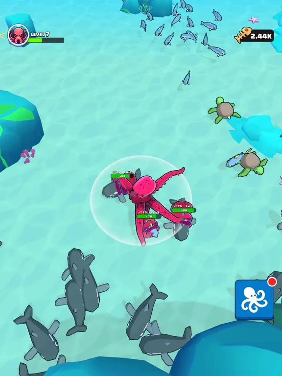 Ảnh chụp màn hình của Octopus Feast iPad