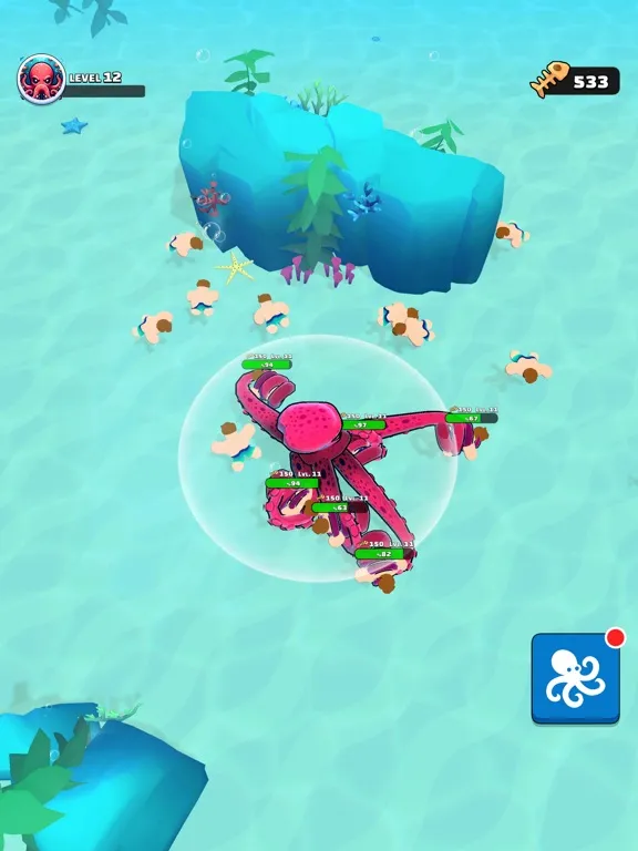 Ảnh chụp màn hình của Octopus Feast iPad