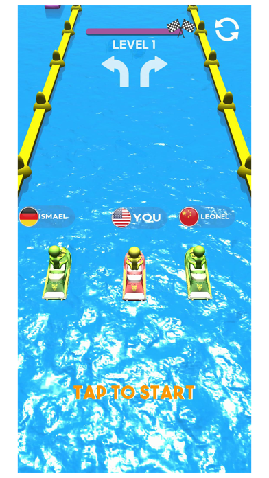 Tangkapan skrin Splash Race 3D!