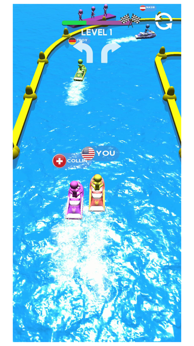 Tangkapan skrin Splash Race 3D!