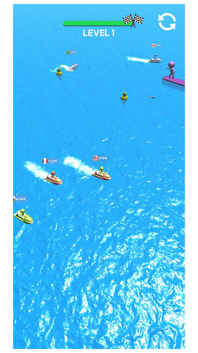 Tangkapan skrin Splash Race 3D!