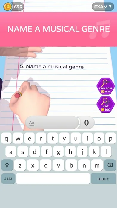 Tangkapan skrin Class Trivia