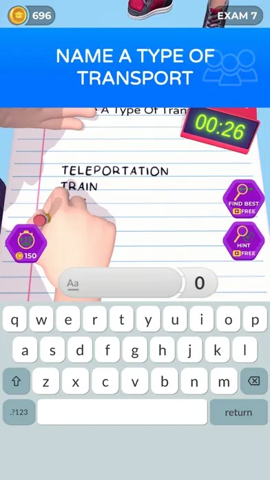 Tangkapan skrin Class Trivia