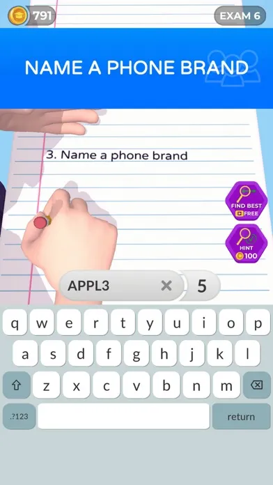Tangkapan skrin Class Trivia
