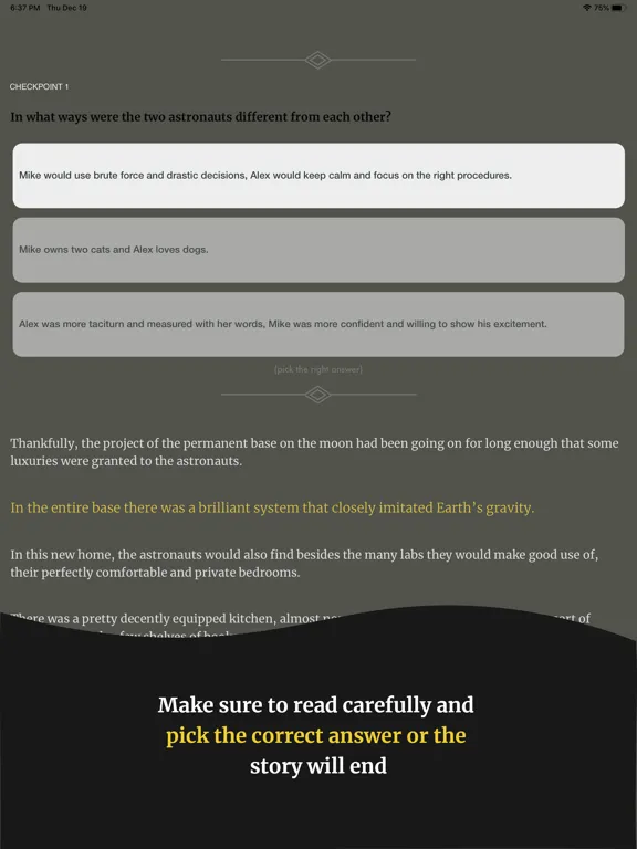 ShortReads: Interactive Story iPad 應用截圖