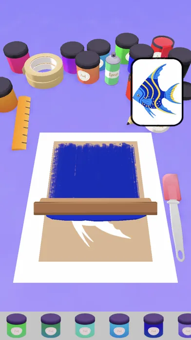 Capturas de tela do Silk Screen Coloring