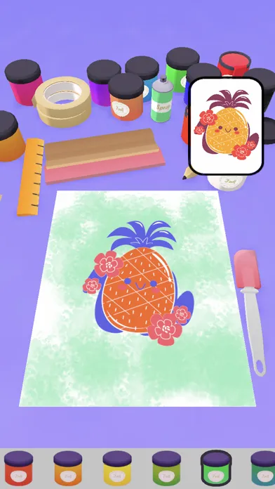 Capturas de tela do Silk Screen Coloring