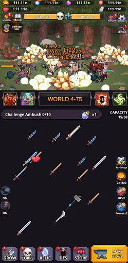 Screenshot di Devil Smithy : Epic Idle Merge
