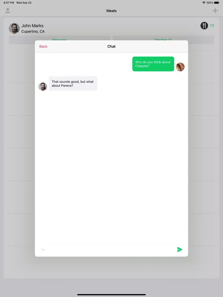 Fork & Knife iPad  स्क्रीनशॉट