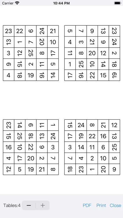 Ảnh chụp màn hình của Schulte table - fast reading.