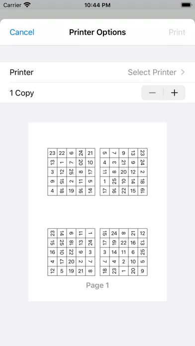 Ảnh chụp màn hình của Schulte table - fast reading.