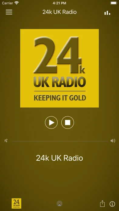Zrzuty ekranu 24k UK Radio