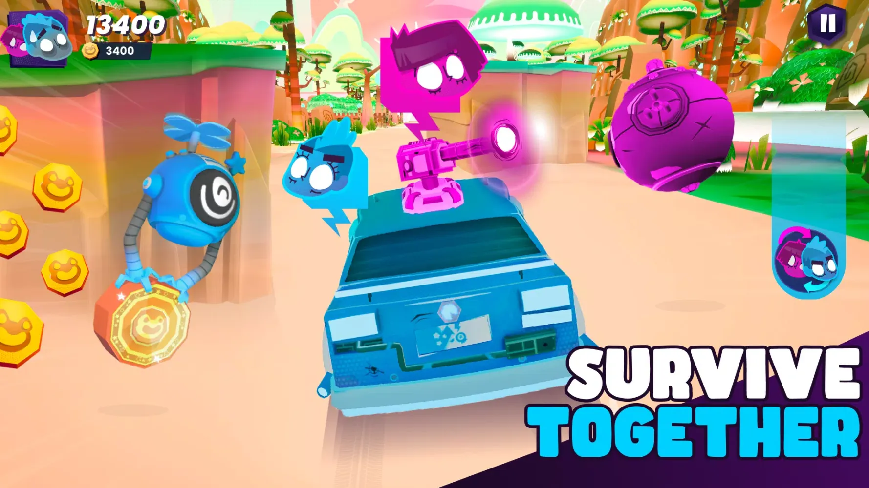 Back2Back: 2 Player Co-op Game Screenshots