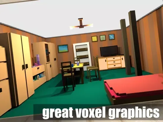 Room escape in voxels iPad  스크린샷