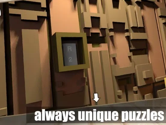 Room escape in voxels iPad  스크린샷