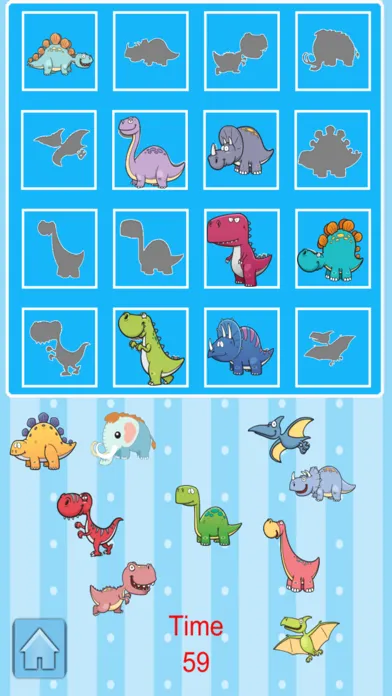 Dinosaur Shadow Puzzle应用截图
