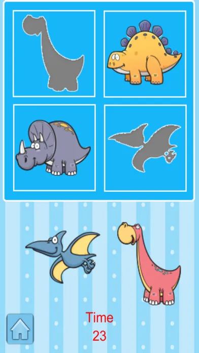 Dinosaur Shadow Puzzle应用截图